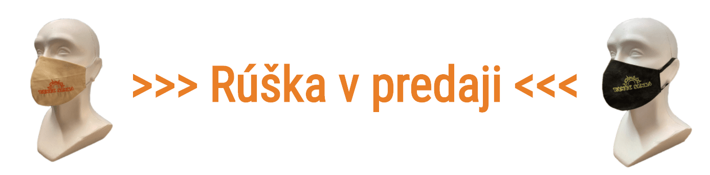 Rúška Tanec Slnka v predaji
